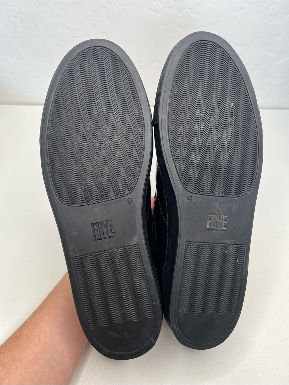 Frye Owen Gore 80017 Mens Black Leather Slip On Casual Loafers Shoes size 10 - Picture 14 of 14